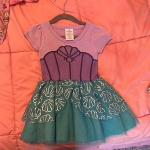 Disney Princess Purple and Teal Shell little mermaid Dress